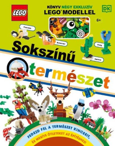 Lego - sokszínű természet - könyv négy exkluzív lego modellel