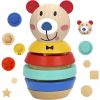 JátékTooky Toy fa montesszori maci piramis