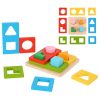 JátékTooky Toy fa montessori szín és formakereső puzzle