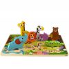 Tooky Toy szafari formaillesztős puzzle